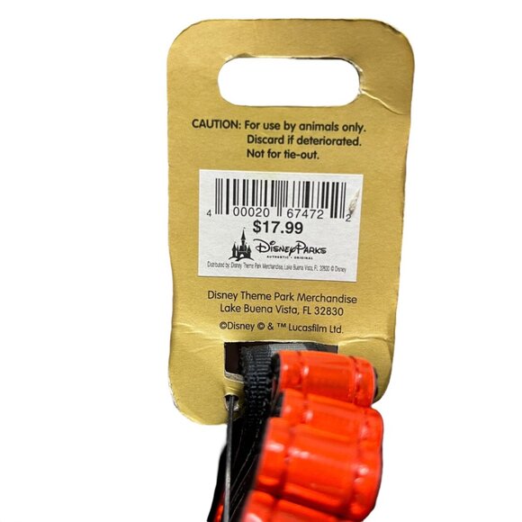 Disney‎ Dog Leash Darth Vader Lightsaber Star Wars Red Black Small 20 lbs 5/8 in - Picture 6 of 7